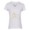 Heavy Cotton Women's V-Neck T-Shirt Thumbnail